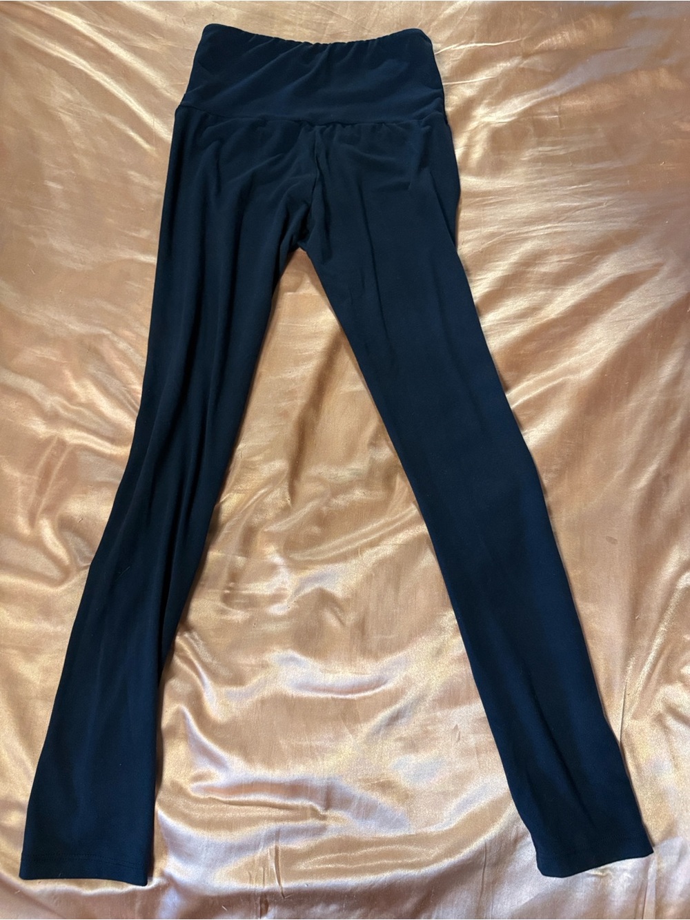 Navy High-Waist Yoga Leggings
